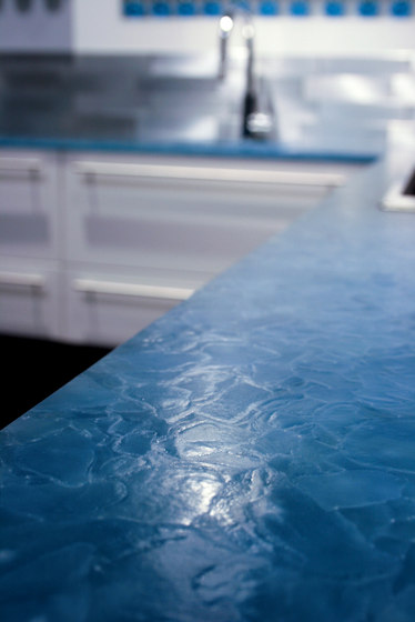 Bio-Glass Topaz Blue | Decorative glass | COVERINGSETC