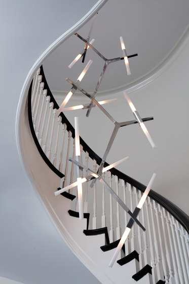 Agnes Chandelier - 10 Lights (Polished nickel) | Suspended lights | Roll & Hill
