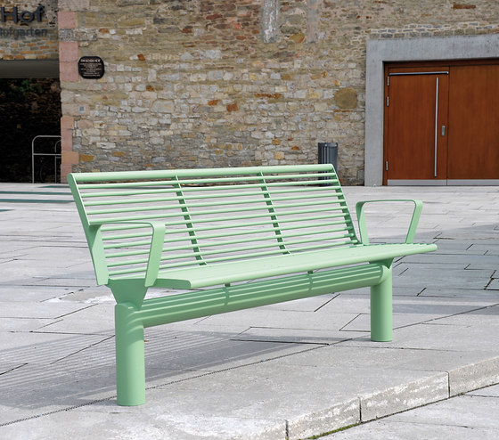 Siardo L40R Bench without armrests | Panche | BENKERT-BAENKE
