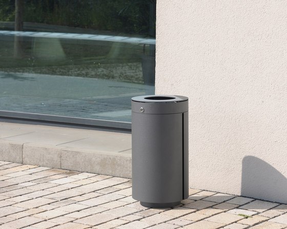 Litter bin 210 with and without ashtray | Waste baskets | BENKERT-BAENKE