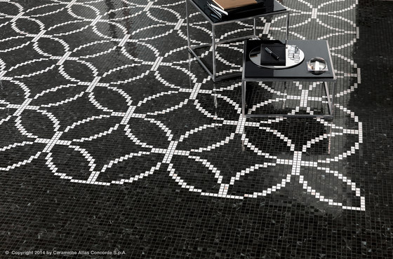 Marvel Pro Travertino Silver Mosaico Esagono | Mosaicos de cerámica | Atlas Concorde