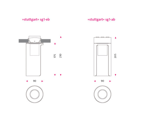 stuttgart 2 | Lampade tavolo | Mawa Design