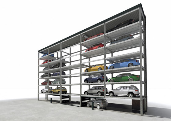 Slimparker 557 tower | Fully automatic parking systems | Wöhr