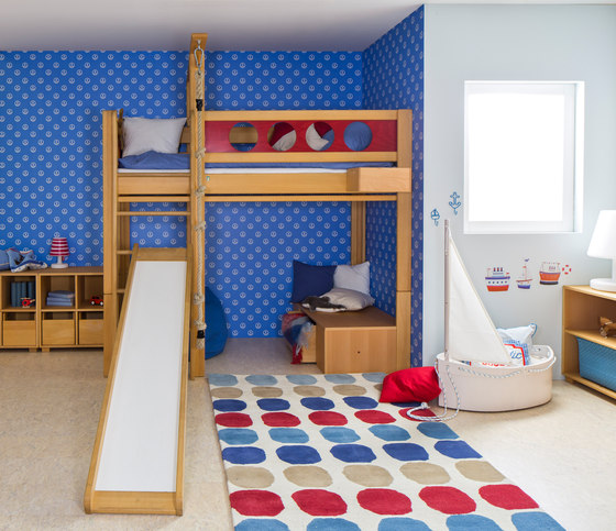 Pirate Bed With Slide DBA-202 | Kids beds | De Breuyn