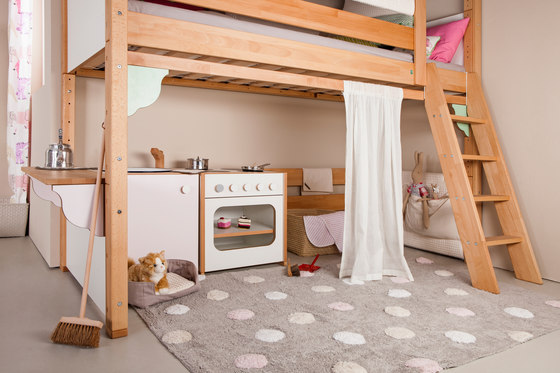 Stadt hohes Spielbett | Kinderbetten | De Breuyn