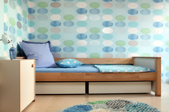 medium Loft bed with shelves | Kids beds | De Breuyn