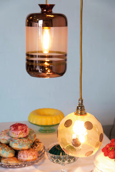 Pillar Lamp Stripes | Lámparas de suspensión | EBB & FLOW