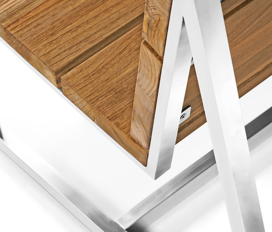 Oko dining table 60x60 cm (Base B - diagonal) | Bistrotische | Mamagreen