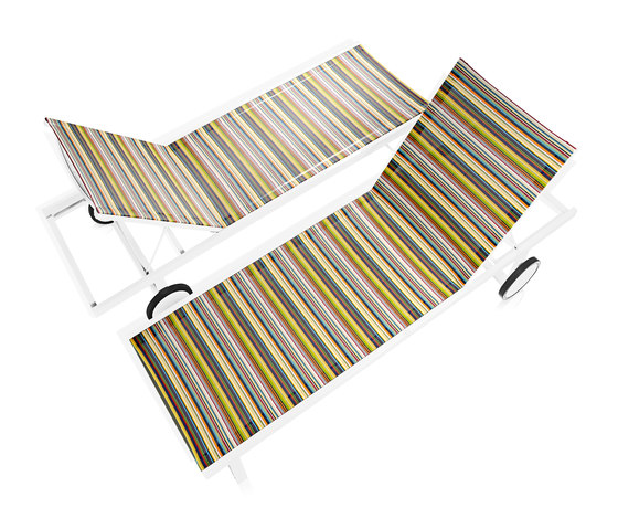 Stripe ottoman horizontal | Poufs | Mamagreen