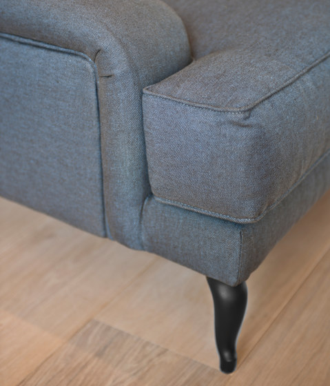 Sissinghurst armchair + footstool | Armchairs | Case Furniture