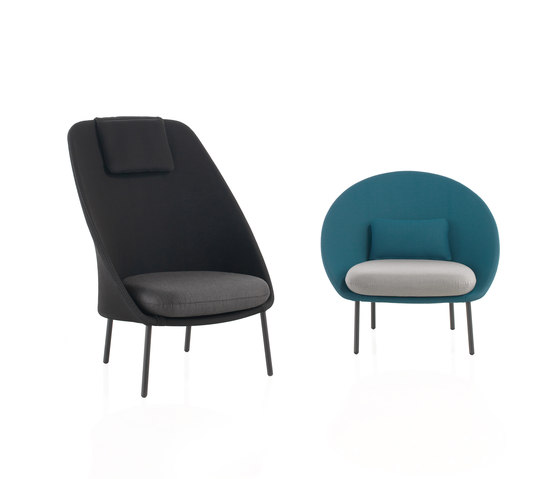 Twins High armchair Batyline Senso | Armchairs | Expormim