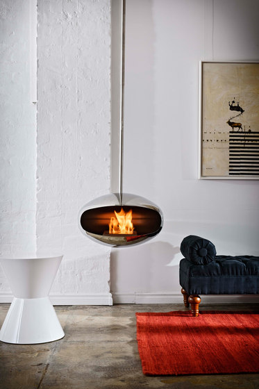 Aeris Stainless Steel | Caminetti aperti | Cocoon Fires