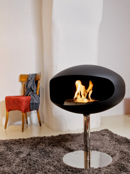 Pedestral Black Etched | Open fireplaces | Cocoon Fires