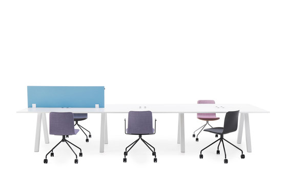 Frankie Bench Desk High A-Leg 90cm | Contract tables | Martela