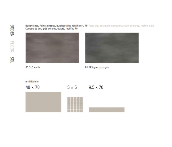 SOFT GLAZES grey | Ceramic tiles | steuler|design