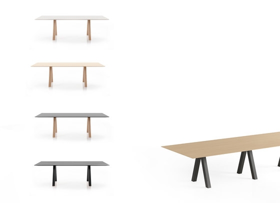 Trestle bench | Benches | viccarbe
