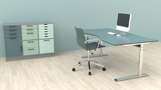 Quadro Sit/Stand Desk | Tables collectivités | Cube Design