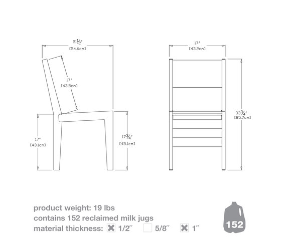 Alfresco Cricket Chair line | Sillas | Loll Designs