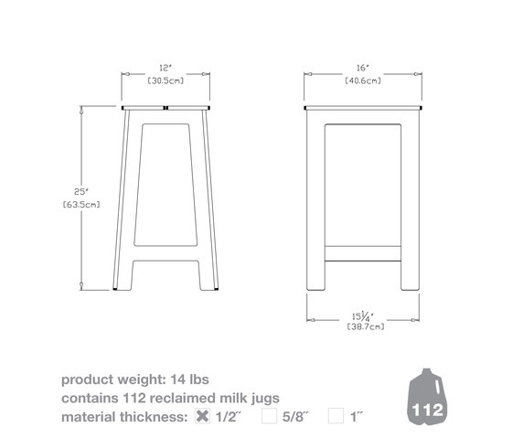 Beer Garden Norm Bar Stool | Bar stools | Loll Designs
