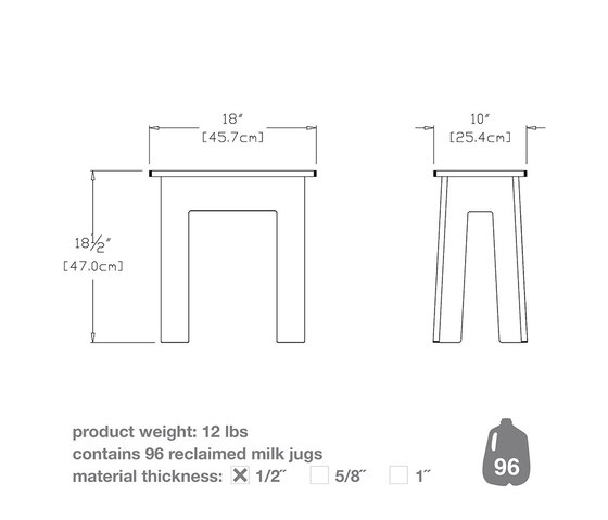 Fresh Air Bench 48 | Benches | Loll Designs