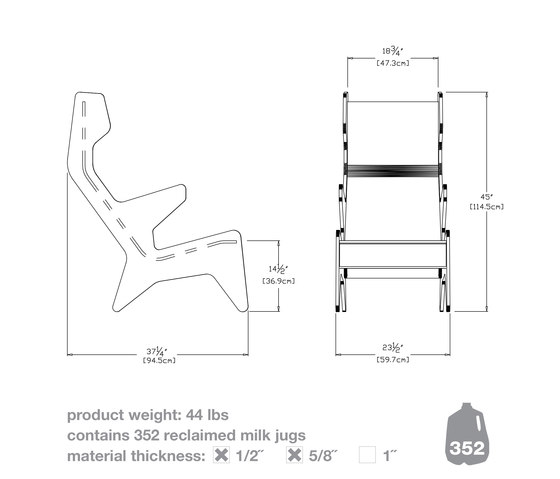 Rapson Cave Chair | Armchairs | Loll Designs