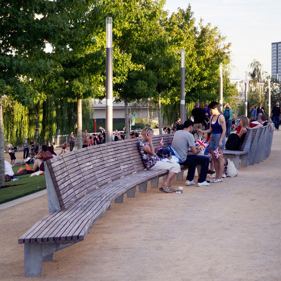 Olympic Wave Benches | Sitzbänke | Streetlife