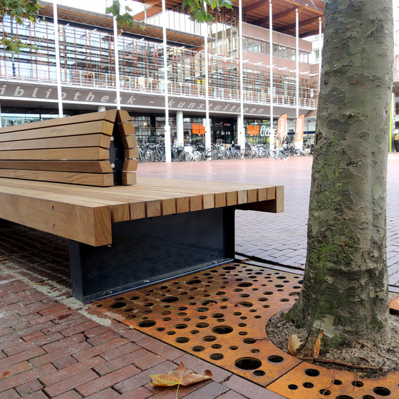 Solid Crosswise Benches | Benches | Streetlife