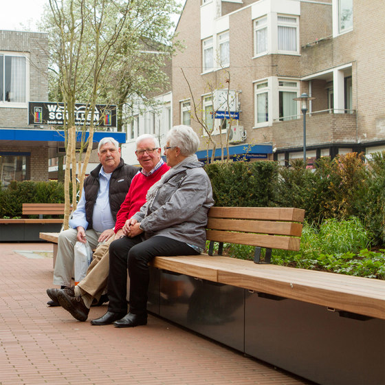 Solid Crosswise Benches | Bancos | Streetlife