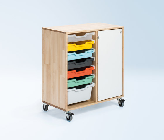 Osku modular cabinet OS81L | Kids storage furniture | Woodi