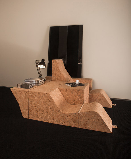 Tumble Cork Chair&Table | Sillones | Movecho