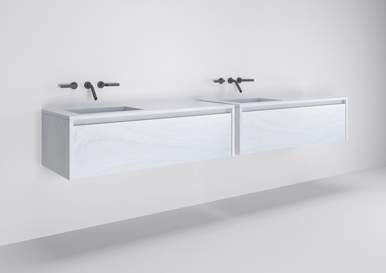 Garden washbasin tap in stainless steel, wall-mounted | Wash basin taps | Boffi