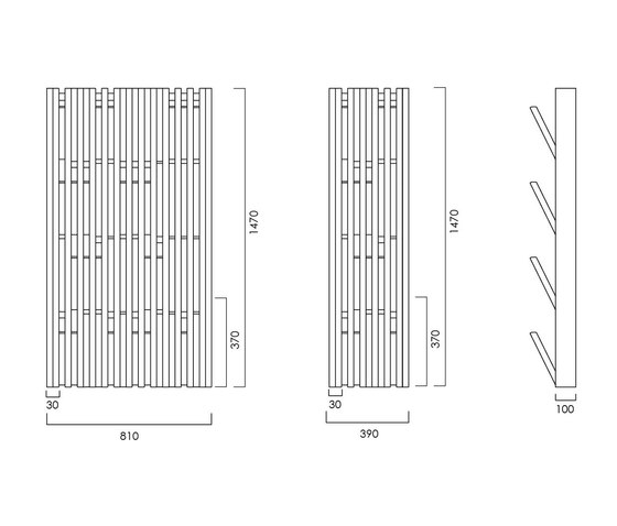 Piano Coat Rack Small | Appendiabiti | PERUSE