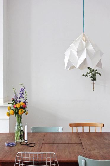 Moth XL Lamp - Gradient Blue | Suspended lights | Studio Snowpuppe