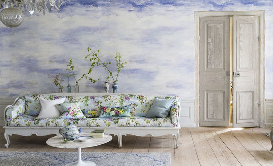 Caprifoglio  Wallpaper | Floreale - Natural | Tejidos decorativos | Designers Guild