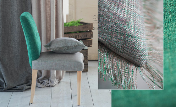 Ishida Fabrics | Shima - Fennel | Tissus de décoration | Designers Guild