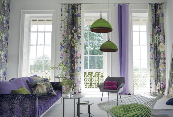 Astrakhan Fabrics | Corcione - Violet | Dekorstoffe | Designers Guild
