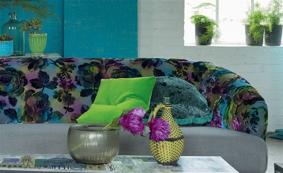 Zambelli Fabrics | Roncioni - Violet | Tissus de décoration | Designers Guild