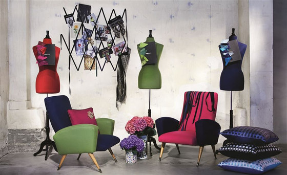 Atelier Fabrics | Monceau - Charbon | Tejidos decorativos | Designers Guild