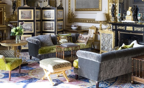 Palace Damasks Fabrics | Charles Ii Velvet - Amethyst | Dekorstoffe | Designers Guild