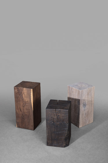 SK 02 Cube Sidetable and Stool | Mesas auxiliares | Janua