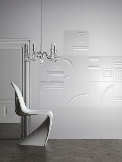 Frames Pure White Xin Tan Di | FR5050PWX | Carrelage céramique | Ornamenta