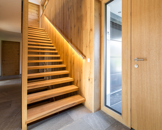 Wooden Doors | Oak Lapis glass section | Puertas de interior | Admonter Holzindustrie AG