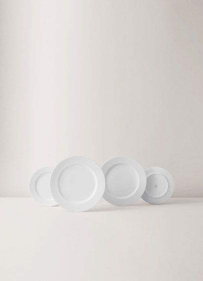 Rhombe Coupe plate | Geschirr | Lyngby Porcelæn
