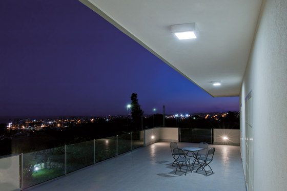 Paola Paolina Power LED / Vetro Sabbiato - Ottica Simmetrica | Lampade outdoor parete | Ares