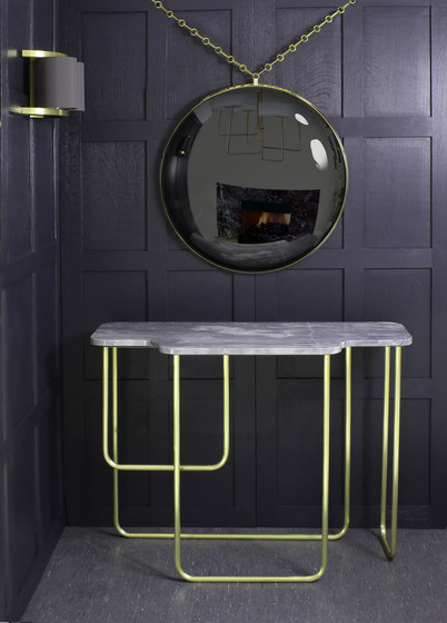 Eclipse Black Convex Mirror | Miroirs | Martin Huxford Studio