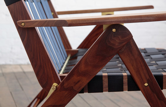 Folding Lounge Chair Oak | Armchairs | Todd St. John