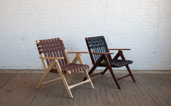 Folding Lounge Chair Oak | Armchairs | Todd St. John