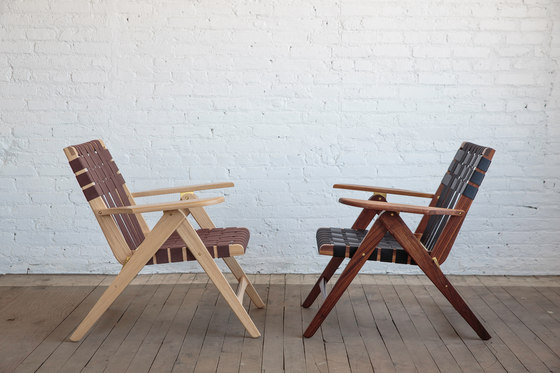 Folding Lounge Chair Oak | Sillones | Todd St. John