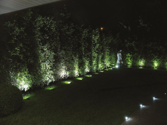 MiniMartina Power LED / Vetro trasparente - Orientabile - Fascio medio 30° | Lampade outdoor parete | Ares