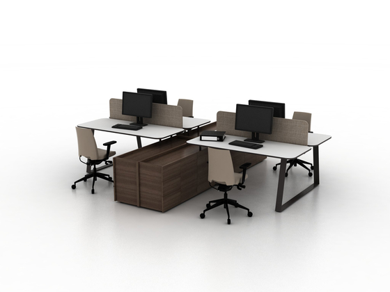 Coach Double office desk | Bureaux | Ergolain
